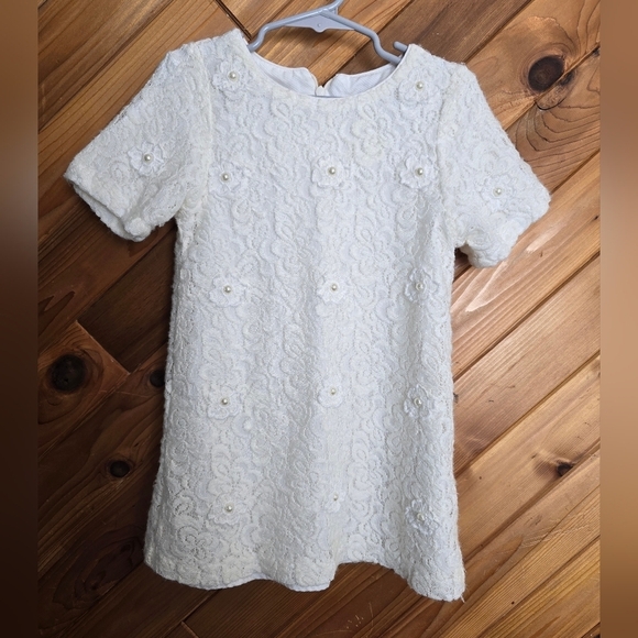 Chloe Other - Chloe Ivory Floral Lace Kids Dress Size 4
